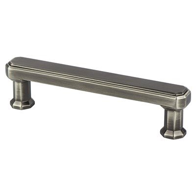 Brushed Nickel Berenson Composition Collection 96mm Center Handle Cabinet Pull 