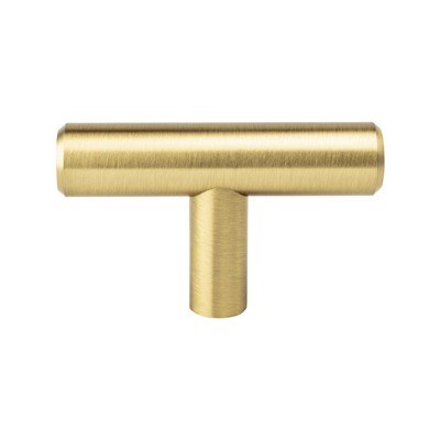 Tempo Modern Brushed Gold Knob