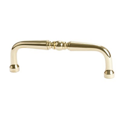 Plymouth 3 1/2in Polished Brass Pull