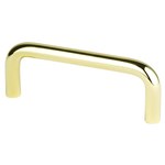 Adv-Wire Pulls 3in Polished Brass Pull