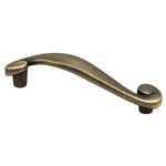 Sonata 96mm Rustic Brushed Brass Pull