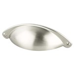 Andante 64mm Brushed Nickel Cup Pull