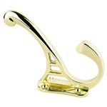 Prelude Polished Brass Hook