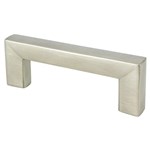 Square 64mm Brushed Nickel Pull