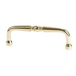 Plymouth 3 1/2in Polished Brass Pull